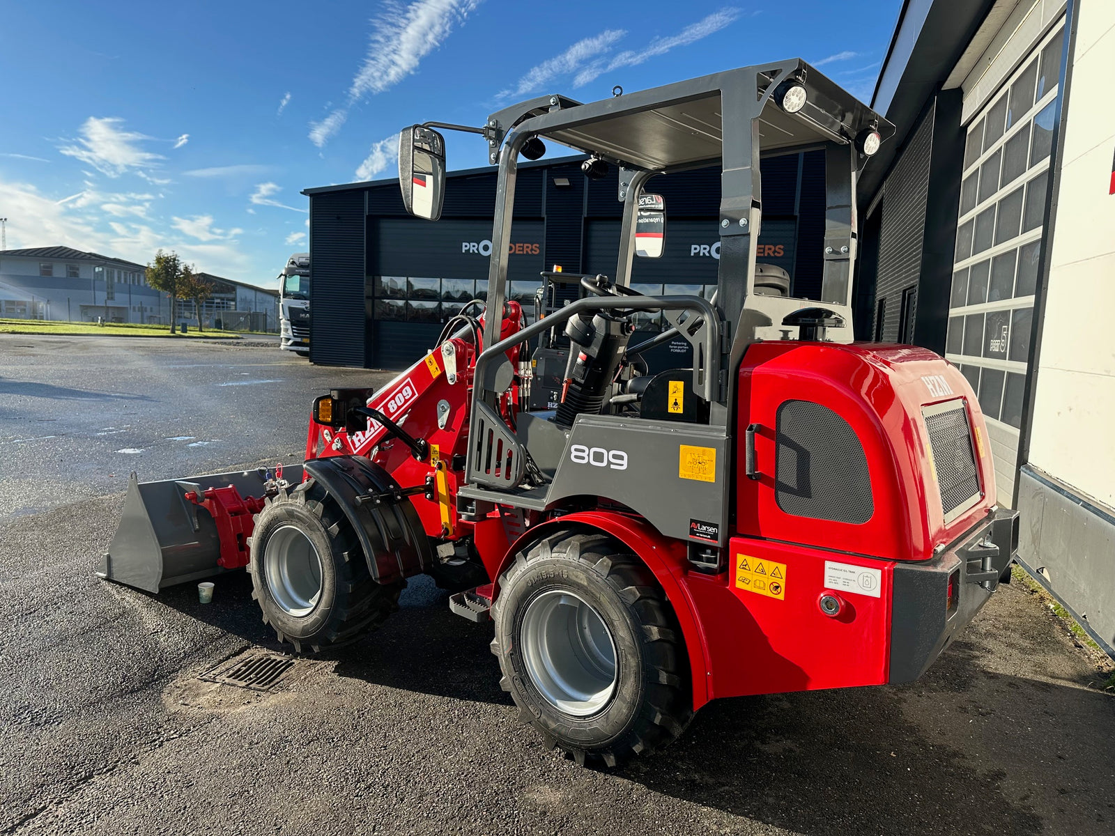 HZM 809 Minilæsser uden kabine