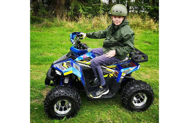 ATV Mudhawk 110cc – Blå | Klar til action for de yngste eventyrere! fra P - Lindberg - AV - Larsen