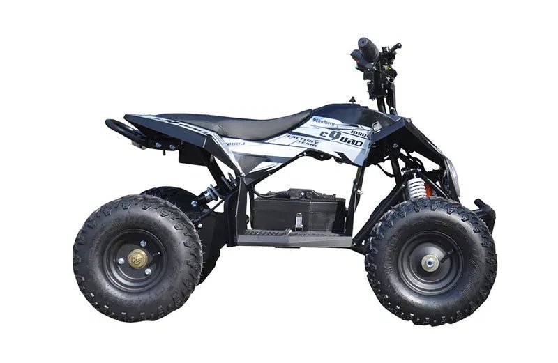 Elektrisk Børne - ATV – Sort | Stilhed, Sikkerhed & Sjov i Én Pakke! fra P - Lindberg - AV - Larsen