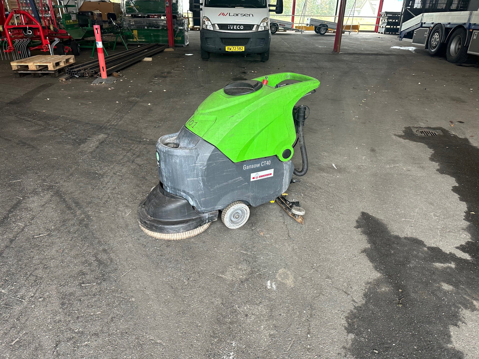 Gansow CT40 Gulvvasker. Kun 139 timer drift fra AV - Larsen - AV - Larsen