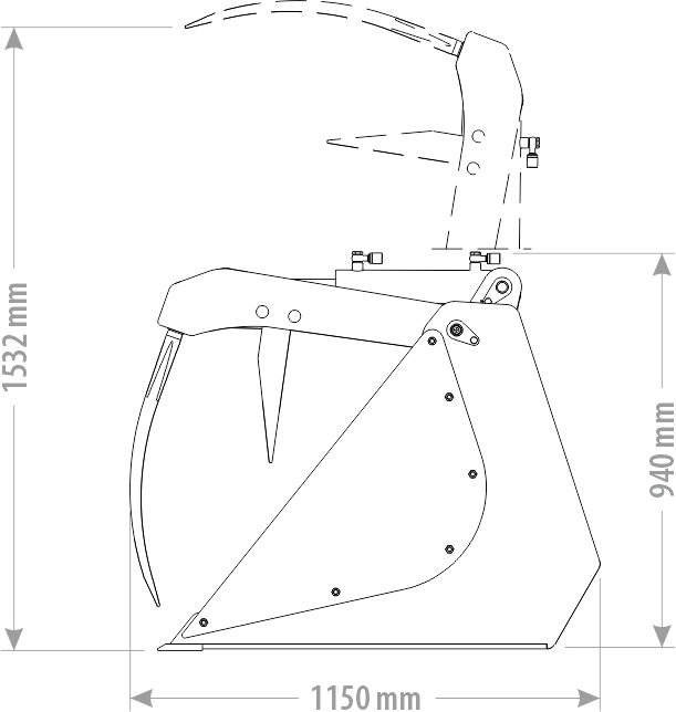 Skovl m/ overfald - Maxi fra AV - Larsen - AV - Larsen