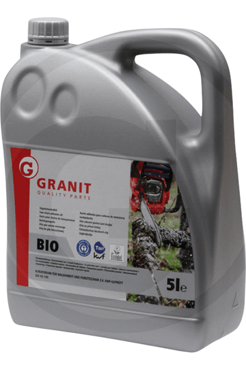 GRANIT Kædesavolie BIO 5 liter fra Granit Quality Parts - AV - Larsen