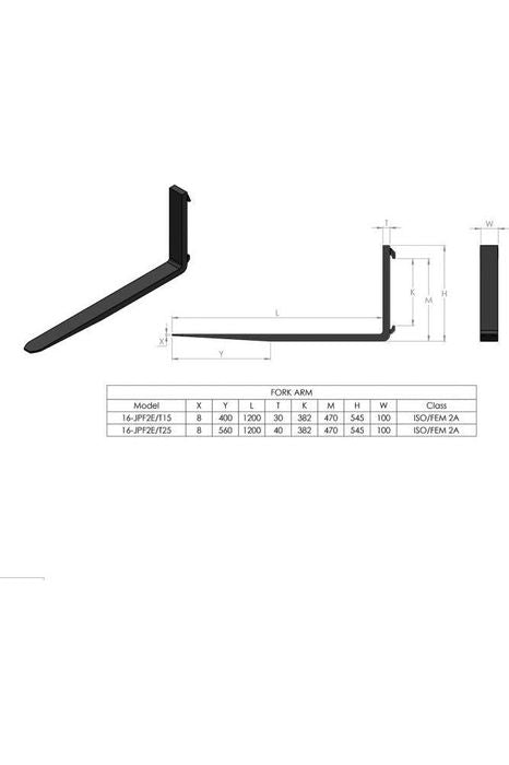 Kellfri - Pallegafler 2,5ton m. Euro beslag fra Kellfri - AV - Larsen