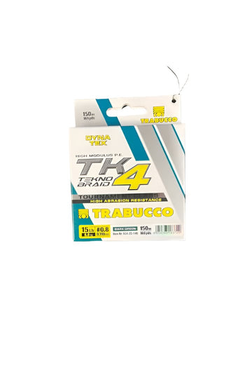 Trabucco DynaTex TK4 Tekno Braid Oliven Grøn 150m / 0,148mm / 6.8kg fra Trabucco - AV - Larsen