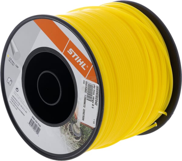 Stihl Trimmersnøre Rund Ø 3,0 mm x 162 m Gul