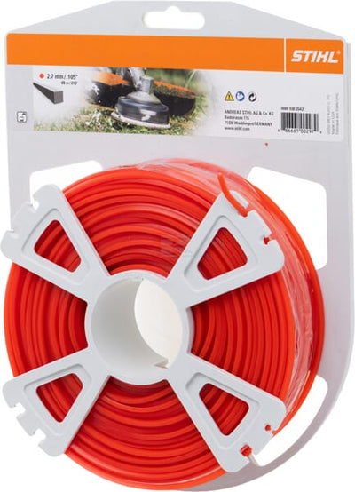 Stihl Trimmertråd Firkantet Ø 2,7 mm x 65 m