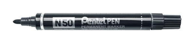 Pentel Marker N50 Sort Permanent Markør