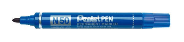 Pentel N50 Permanent Marker Blå