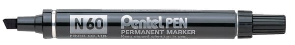 Pentel N60 Markør Sort Permanent