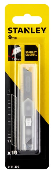Stanley Sektionskniv 9 mm – 10 stk. pakke