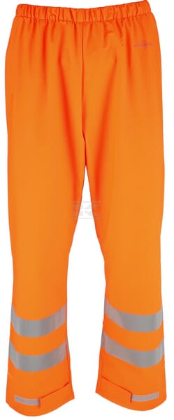 Hydrowear Vale PU Stretch Regnbukser Hi-Vis Orange L