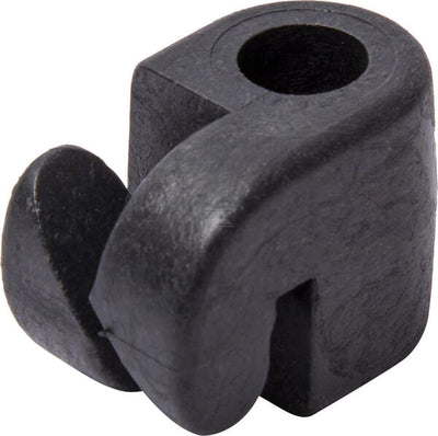 Isolator sort til 10 mm tråd, 100 stk