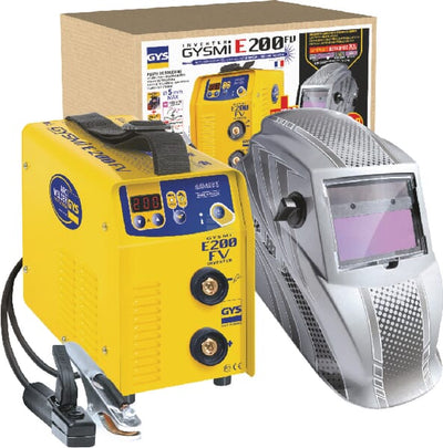 GYS GYSMI E200 Inverter Svejser med Svejsehjelm