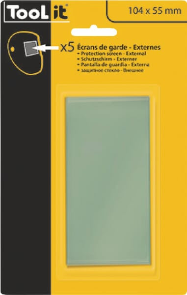 GYS Beskyttelsesglas 104x55 mm (5 stk.)