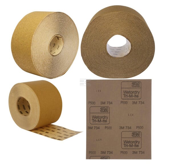 3M Sandpapir K80 på rulle 115mm x 50m