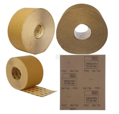 3M Sandpapir K80 på rulle 115mm x 50m