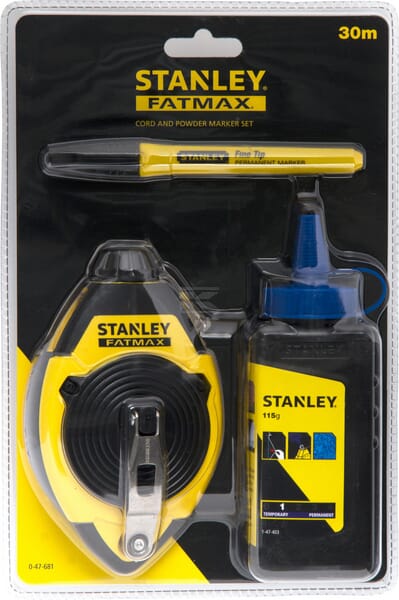 Stanley Kridtsnorboks med 30 meter snor