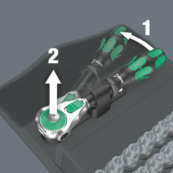 Wera Toppesæt 3/8" 8100 SB All-in med skralde