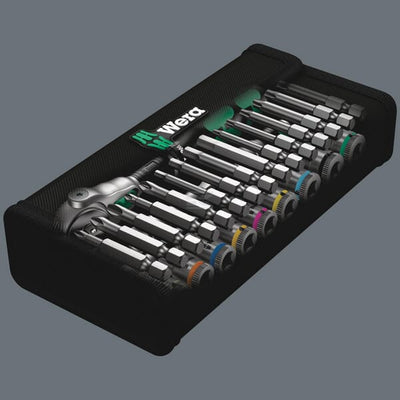 Wera Toppesæt 1/4", 28 dele med skralde og bits