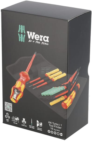 Wera Kraftform Kompakt Turbo i 1 TIE skruetrækker