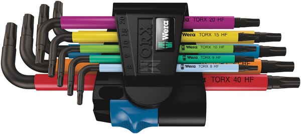 Wera Torx Sæt Multicolour 9 dele med holder