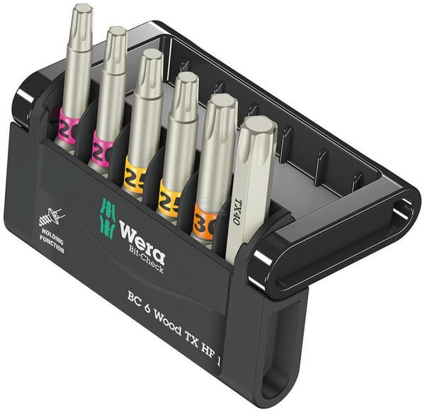 Wera Bit-Check 6 Træ TX HF 1 Bitssæt med holde-funktion