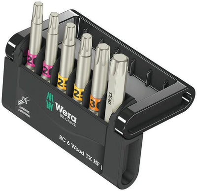 Wera Bit-Check 6 Træ TX HF 1 Bitssæt med holde-funktion