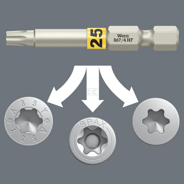 Wera Bit-Check 6 Træ TX HF 1 Bitssæt med holde-funktion