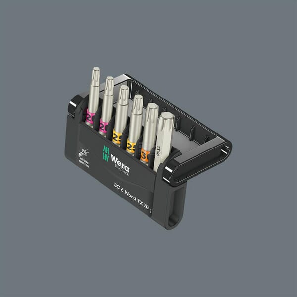 Wera Bit-Check 6 Træ TX HF 1 Bitssæt med holde-funktion