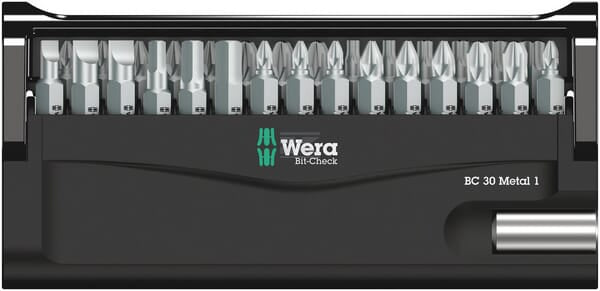 Wera Bits Sæt 30 Dele til Metal