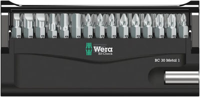Wera Bits Sæt 30 Dele til Metal