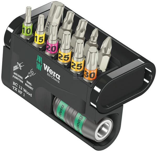 Wera Bit-tjek 12 Træ TX HF 1 Bitssæt