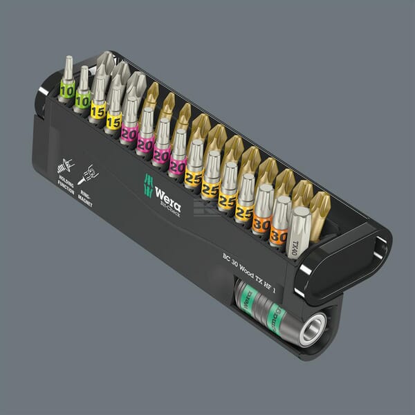 Wera Bit-Check 30 Træ TX HF 1 Bitssæt, 30 dele