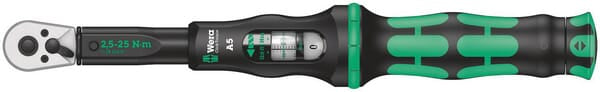 Wera Click-Torque A 5 Momentnøgle, 1/4", 2.5-25 Nm