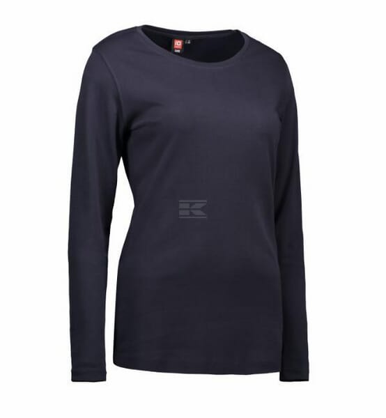 Hydrowear langærmet T-shirt, navy, str. M