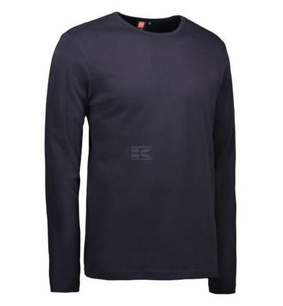 Hydrowear Langærmet T-shirt Interlock Navy Herre M