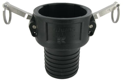 Camlock Type C 3" slangeende 78 mm polypropylen