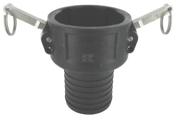 Camlock type C 3" slangeende polypropylen
