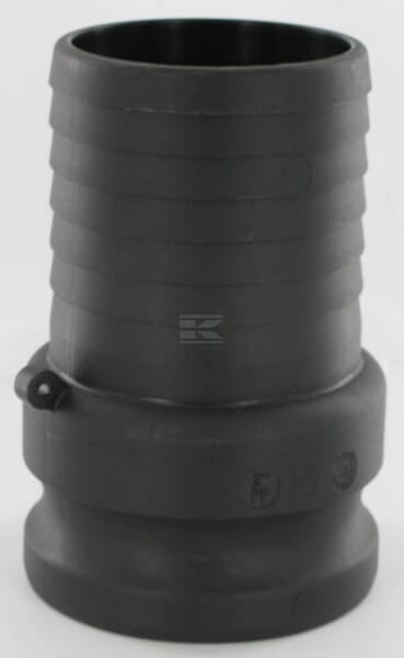 Camlock Type E 3" slangeende 78 mm polypropylen