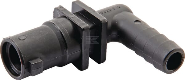 Dyseholdervinkel 3/8" 9,5 mm slangestuds Teejet