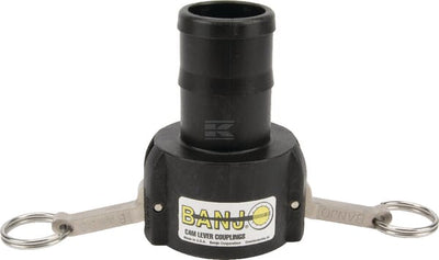 Camlock 2" hun x 2" slangestuds Banjo
