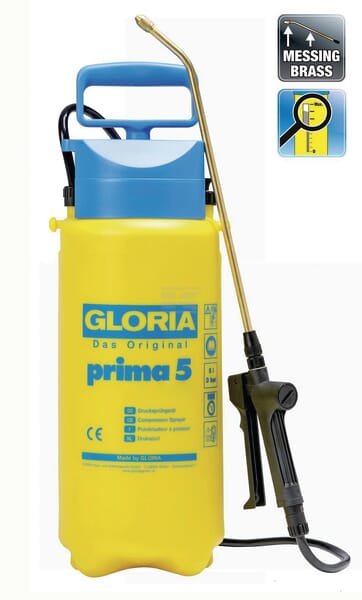 Gloria Prima 5 Tryksprøjte – 5 liter kapacitet
