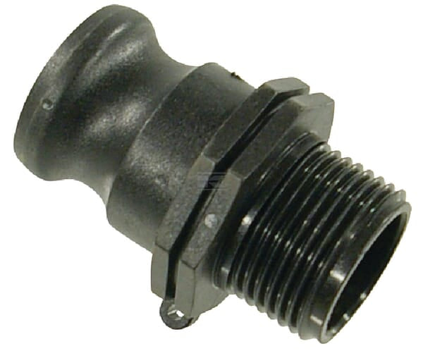 Camlock Type F 1" udvendigt gevind polypropylen
