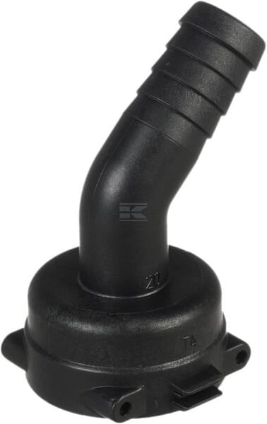 Slangestuds 45° 20 mm hun T4