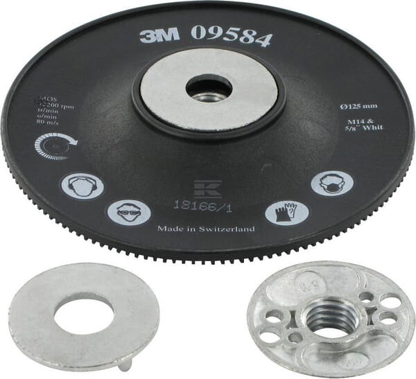 3M Fiberdiskunderstøttelse 125 mm med M14 gevind