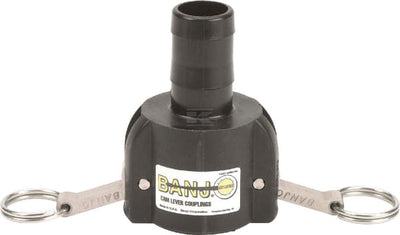 Camlock 1" hun x 1" slangestuds Banjo