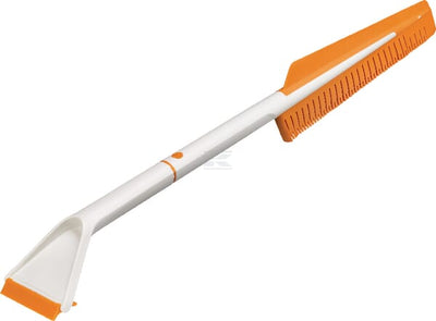 Fiskars SnowXpert Børste og Isskraber, Hvid/Orange
