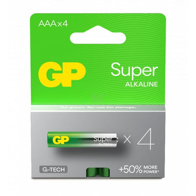 GP AAA Batterier 24A/LR03 (4-pak)