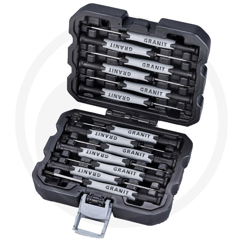 GRANIT BLACK EDITION Finmekaniker skruetrækkersæt
13 dele