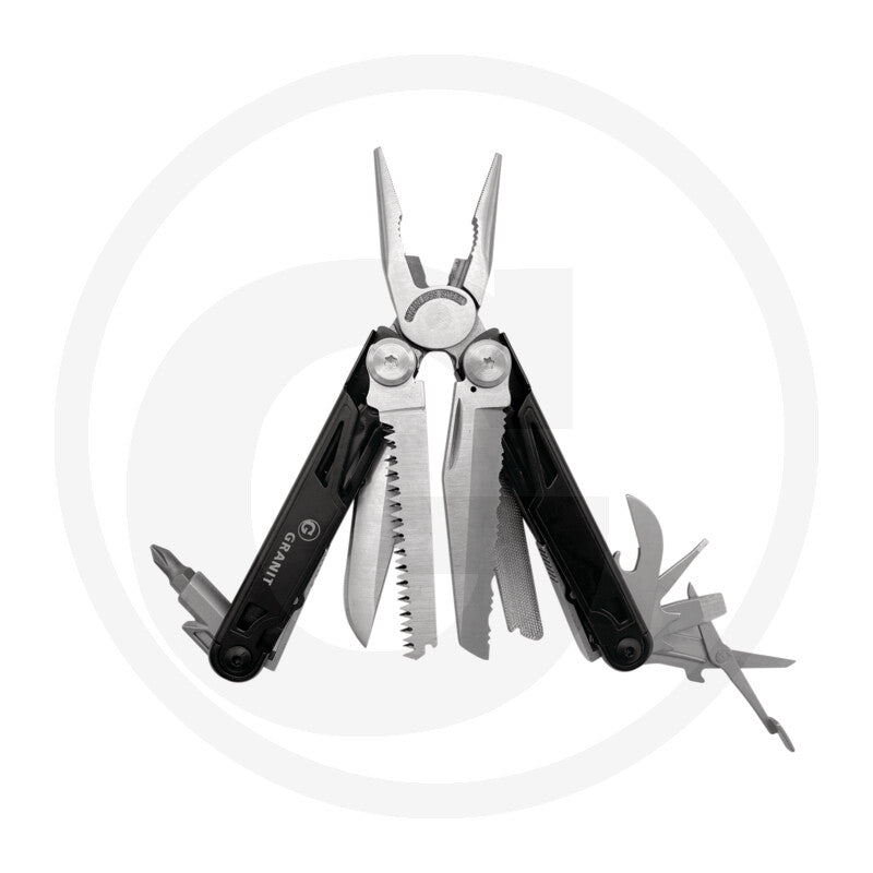 GRANIT BLACK EDITION Multifunktionsværktøj, 17 i 1